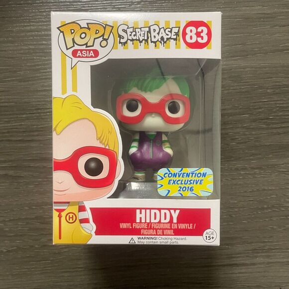 Funko Pop Asia Secret Base Hiddy #83 Convention Exclusive Vinyl Figure - Picture 1 of 6
